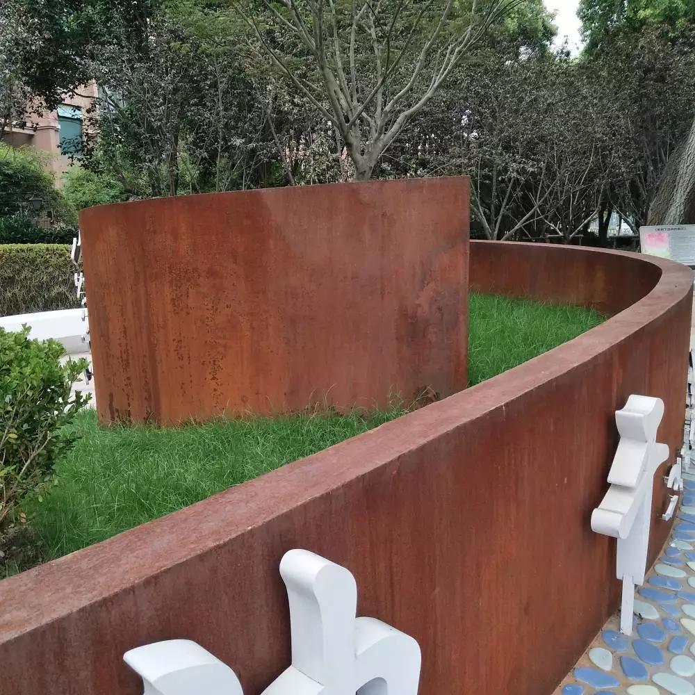 东丽耐候钢板花园围边