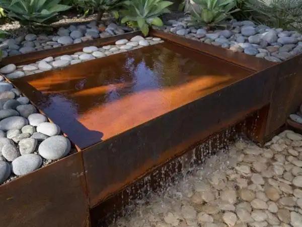 东丽耐候钢水景